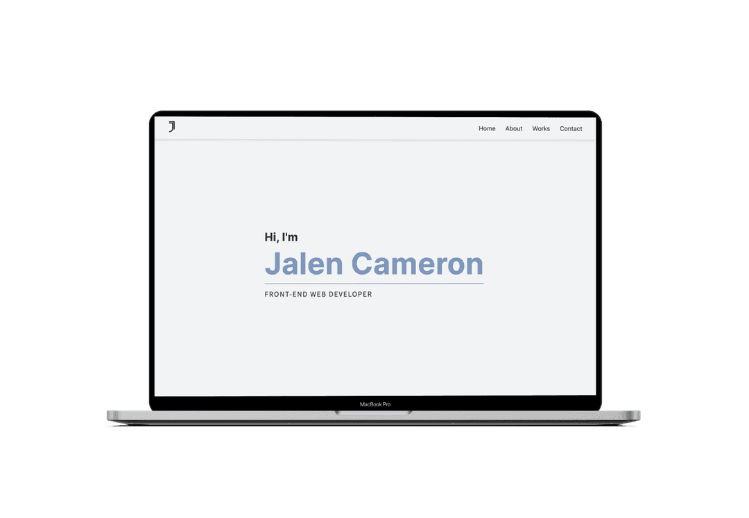 Jalen Cameron's Portfolio Project